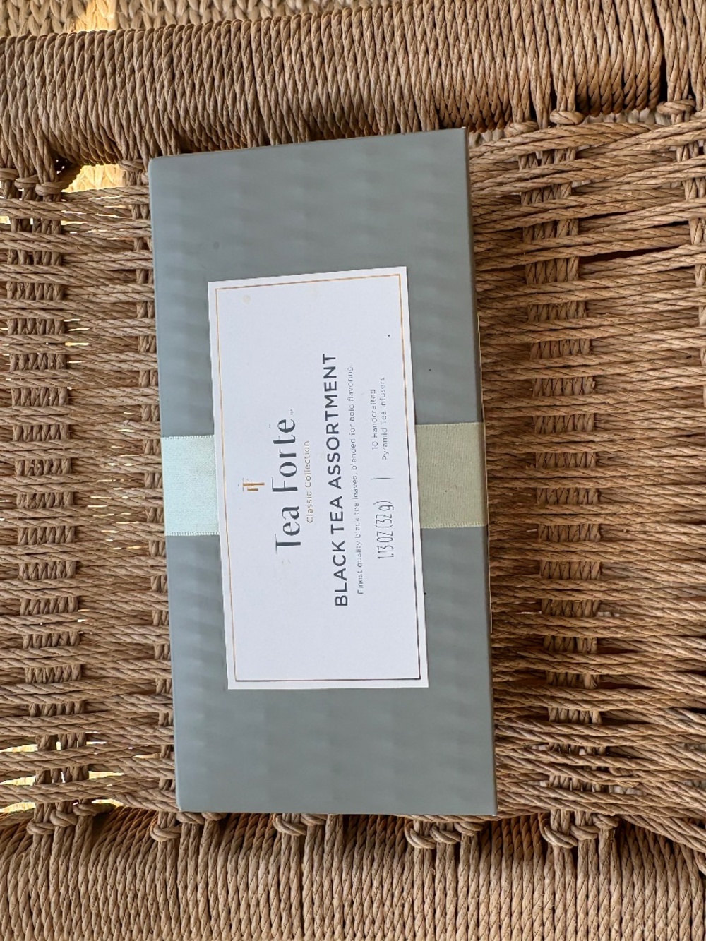 Tea Forte Premium Petite Presentation Box Gift Set Sampler, 10 Count, 2 of Each